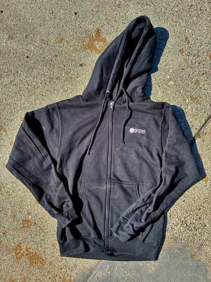Black Zip Up Hoodie